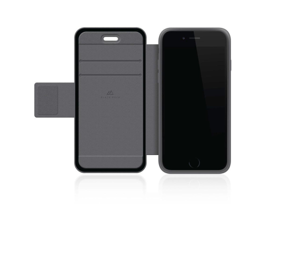Etui BLACK ROCK Wallet do iPhone 6/6S/7/8 szare - 1382892 - zdjęcie 3